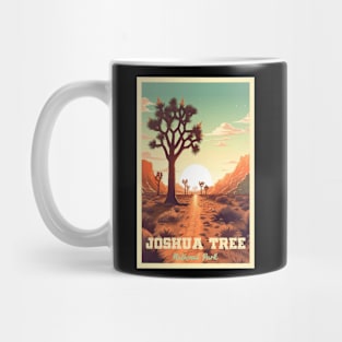 Joshua Tree National Park Travel Poster Mug